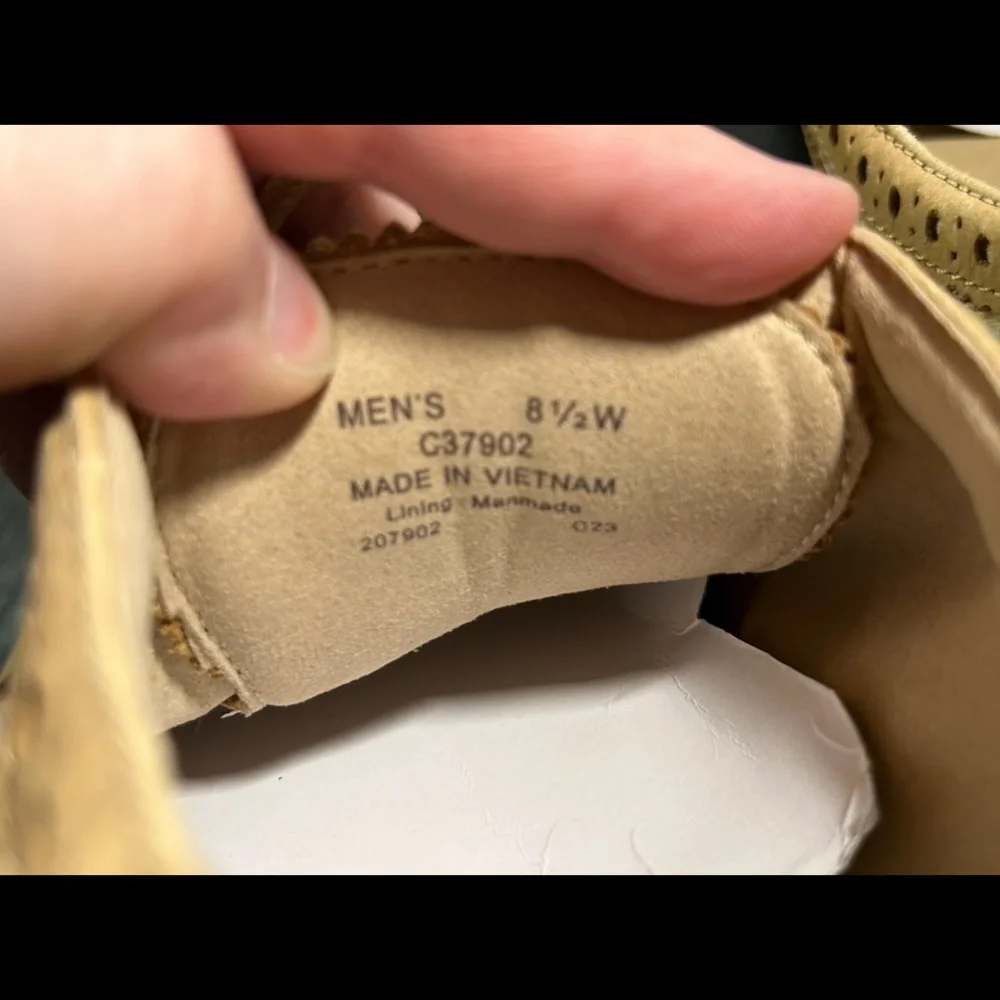 Cole Haan ØriginalGrand Remastered Longwing Oxford Shoes Sesame/Ivory Mens 8.5W